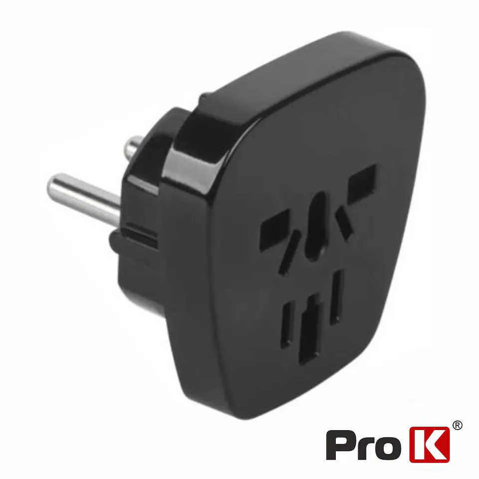 FICHA ADAPTADORA VIAGEM UNIVERSAL PRETO PROK 1