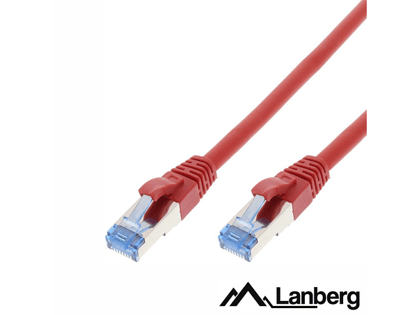 CABO SEMFTP LSZH CAT6A 1M VERMELHO LANBERG 1