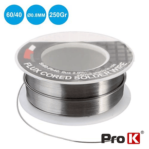 SOLDA 0.8MM 60/40 250G PROK