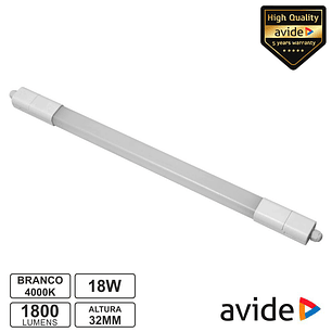ARMADURA LED BATTEN 18W IP65 4000K 1800LM 600MM AVIDE