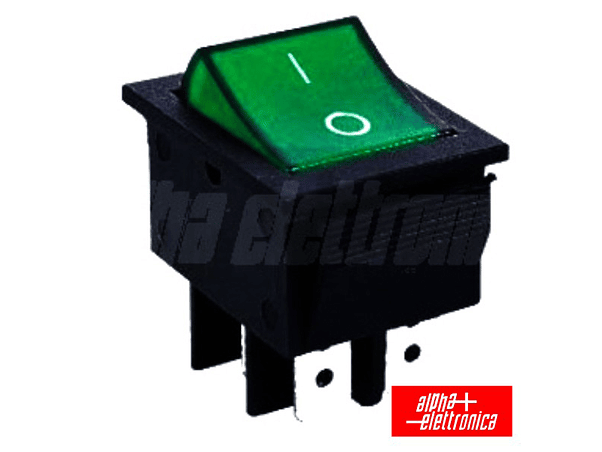 INTERRUPTOR BASCULANTE 15A-250V DPST ON-OFF 1