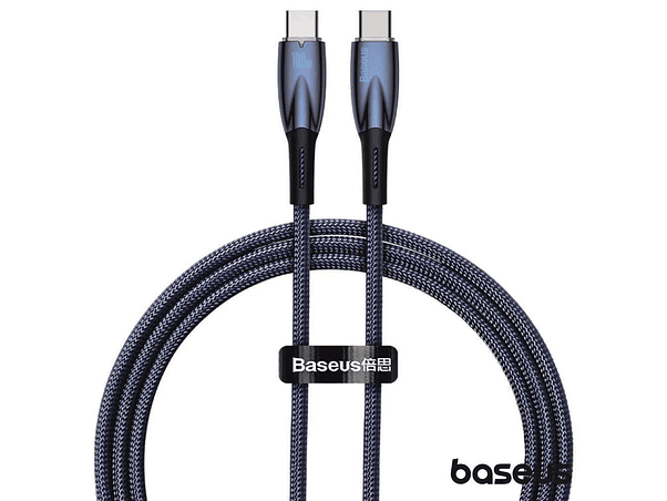 CABO USB-C MACHO PARA USB-C MACHO 100W 1M GLIMMER BASEUS 1