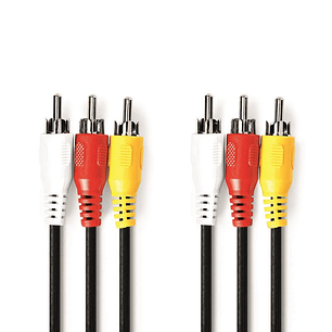 CABO 3-RCA MACHO / 3-RCA MACHO 1.5M