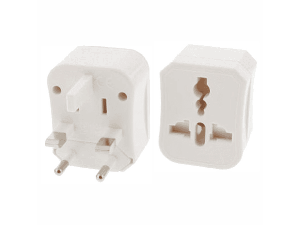 FICHA ADAPTADORA VIAGEM UNIVERSAL BRANCO 1