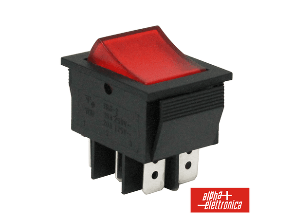COMUTADOR MINIATURA 15A-250V DPDT ON-ON 1