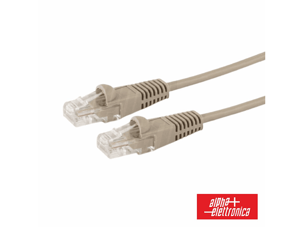 CABO U/UTP CAT5E CINZA 5M ALPHA 1