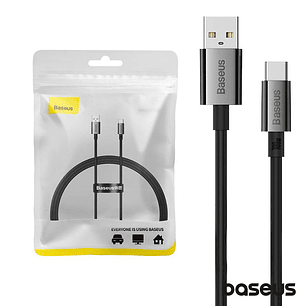 CABO USB-A MACHO PARA USB-C MACHO 100W 1M BASEUS