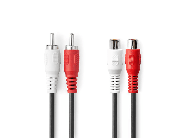 CABO 2-RCA MACHO / 2-RCA FÊMEA 10M 1