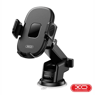 SUPORTE TELEMÓVEL GRAVITY COM VENTOSA PRETO XO