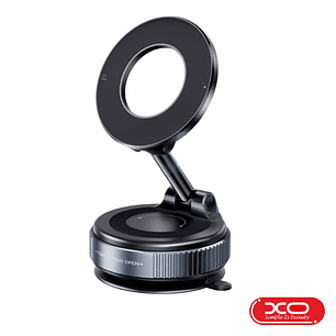 SUPORTE UNIVERSAL MAGNÉTICO COM VENTOSA PRETO XO