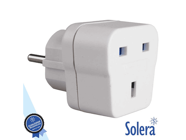 FICHA ADAPTADORA VIAGEM SCHUKO / INGLESA 16A SOLERA 1