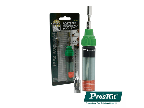 FERRO DE SOLDAR A GÁS COM PONTA AR QUENTE PROSKIT 1