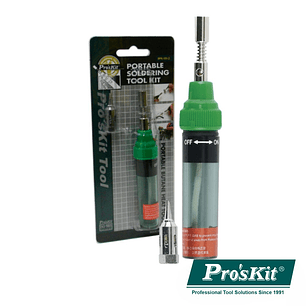 FERRO DE SOLDAR A GÁS COM PONTA AR QUENTE PROSKIT