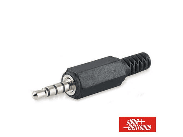 FICHA JACK MACHO 3.5MM 4P 1