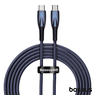 CABO USB-C MACHO PARA USB-C MACHO 1M 100W SILKY BASEUS