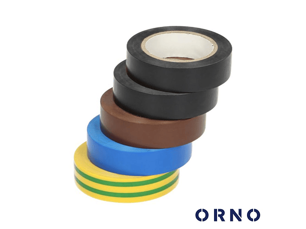 CONJUNTO 5 ROLOS FITA ISOLADORA MULTICOR 19MM 20M ORNO 1