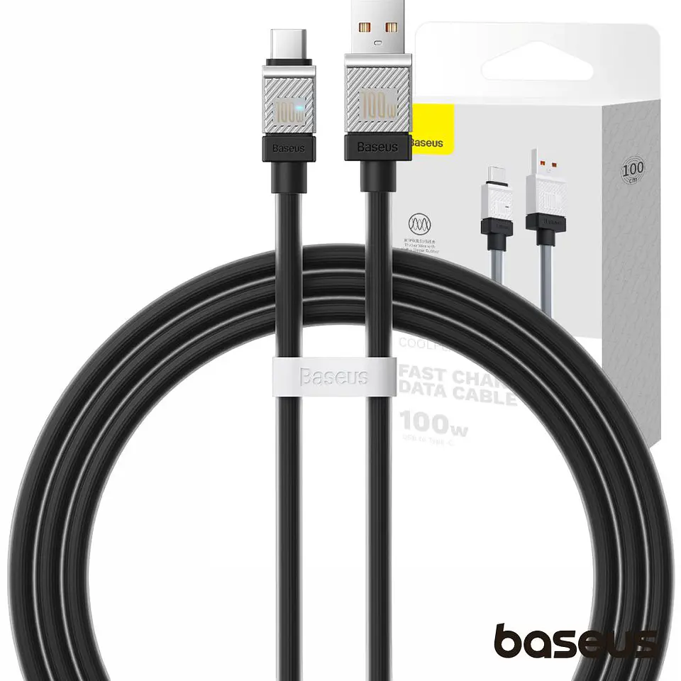 CABO USB-A MACHO / USB-C MACHO 100W COOLPLAY 1M BASEUS 1