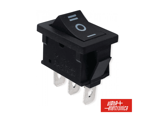 INTERRUPTOR BASCULANTE 6A-250V SPDT ON-OFF-ON 1