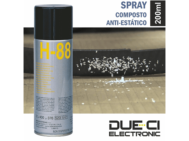 SPRAY DE 200ML COMPOSTO ANTI-ESTÁTICO DUE-CI 1