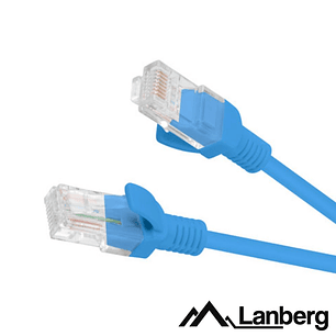 CABO UTP CAT5E 25CM AZUL LANBERG