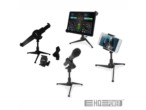 SUPORTE DE MESA PARA MICROFONE/SMARTPHONE/TABLET HQ POWER 1