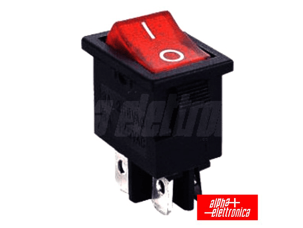 INTERRUPTOR BASCULANTE 6A-250V DPST ON-OFF 1