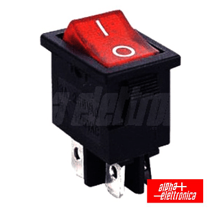 INTERRUPTOR BASCULANTE 6A-250V DPST ON-OFF