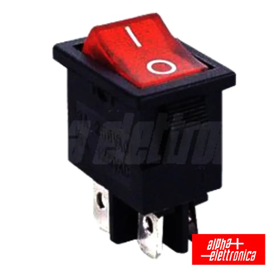 INTERRUPTOR BASCULANTE 6A-250V DPST ON-OFF 1