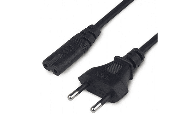 CABO ALIMENTAÇÃO AC PLANO / TIPO 8 IEC C7 1.8M 1