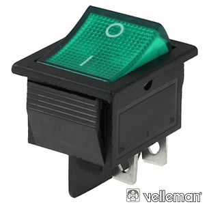 INTERRUPTOR BASCULANTE COM LUZ 10A-250V DPST ON-OFF