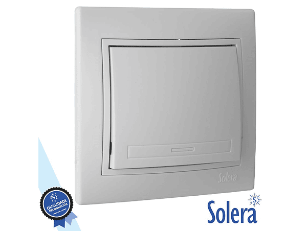 INTERRUPTOR PAREDE ENCASTRAR 10A 250V SOLERA 1
