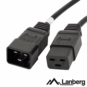CABO ALIMENTAÇÃO IEC C20 MACHO / C19 FÊMEA 1.8M LANBERG