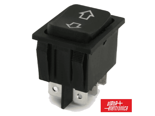 INTERRUPTOR BASCULANTE 15A-250V DPCO (ON)-OFF-(ON) COM SETAS 1