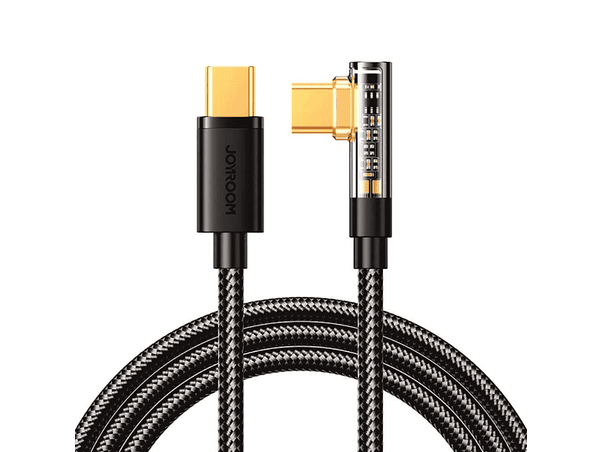 CABO USB-C MACHO PARA USB-C 90º MACHO 5A 1.2M 100W JOYROOM 1