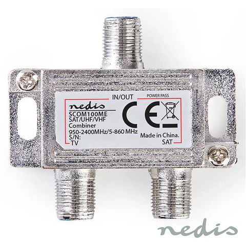REPARTIDOR FICHAS F COM2 VIAS VHF/UHF SATÉLITE 2400MHZ