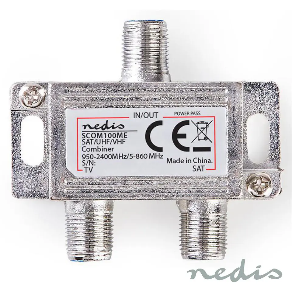 REPARTIDOR FICHAS F COM2 VIAS VHF/UHF SATÉLITE 2400MHZ 1