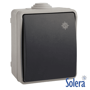 PULSADOR ESTANQUE DE SUPERFÍCIE VDE IP54 SOLERA