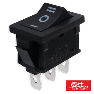 INTERRUPTOR BASCULANTE 6A-250V SPCO (ON)-OFF-(ON)