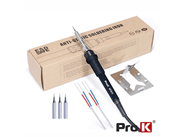 FERRO DE SOLDAR 30W COM ACESSÓRIOS PROK 1