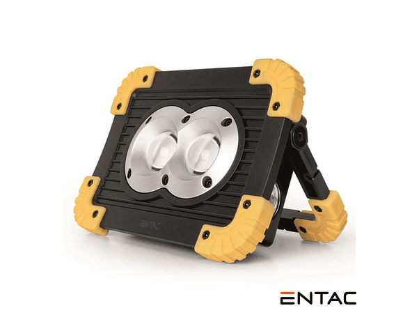FOCO LED PORTÁTIL RECARREGÁVEL 6W+1W 240LM IP65 ENTAC 1
