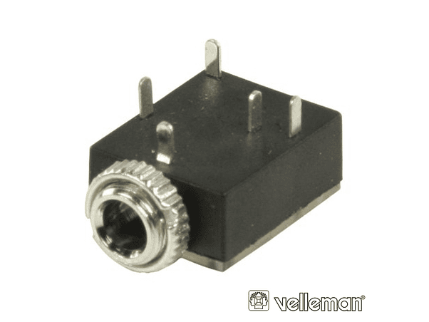 FICHA JACK 3.5MM FÊMEA PARACHASSIS NIQUELADO ST 1