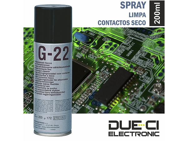 SPRAY DE 200ML LIMPA CONTACTOS SECO DUE-CI 1