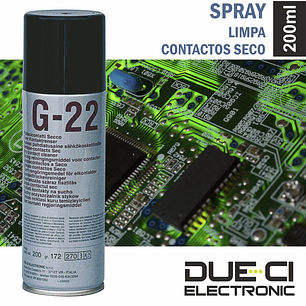 SPRAY DE 200ML LIMPA CONTACTOS SECO DUE-CI