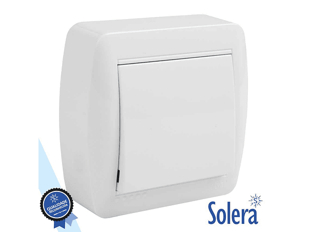 INTERRUPTOR PAREDE 10A 250V SOLERA 1
