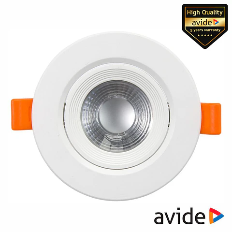 PAINEL LEDS REDONDO 7W 90MM 3000K 550LM AVIDE