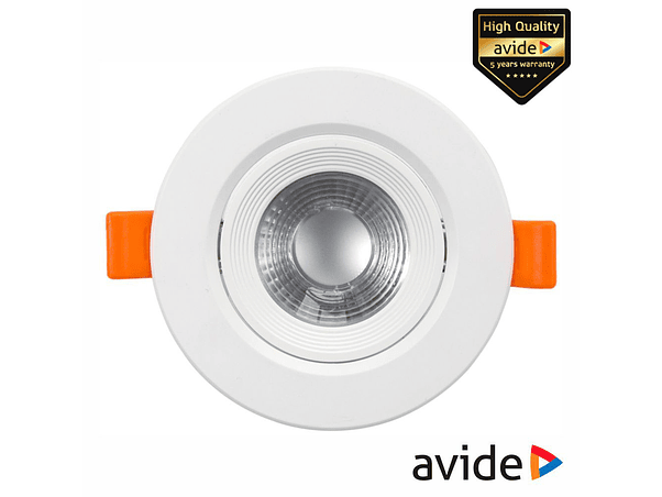 PAINEL LEDS REDONDO 7W 90MM 3000K 550LM AVIDE 1