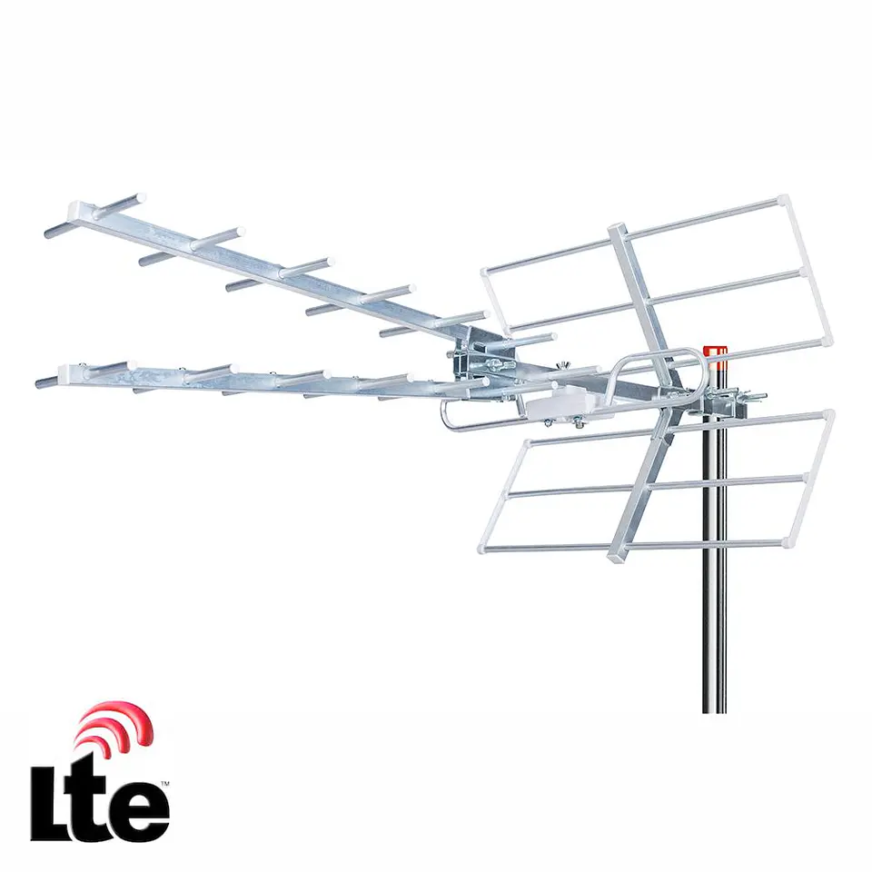ANTENA TDT EXTERIOR UHF 15 ELEMENTOS 13DB FILTRO LTE 5G 1