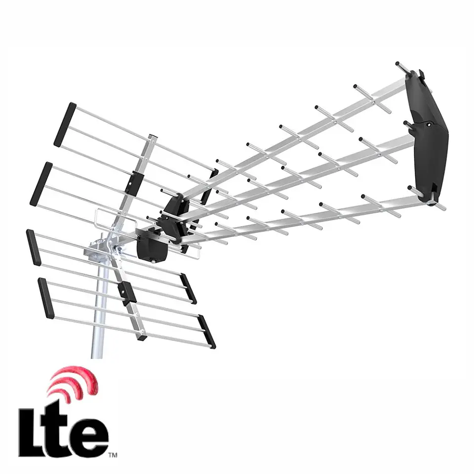 ANTENA TDT EXTERIOR UHF 27 ELEMENTOS 12.5DB FILTRO LTE 5G 1