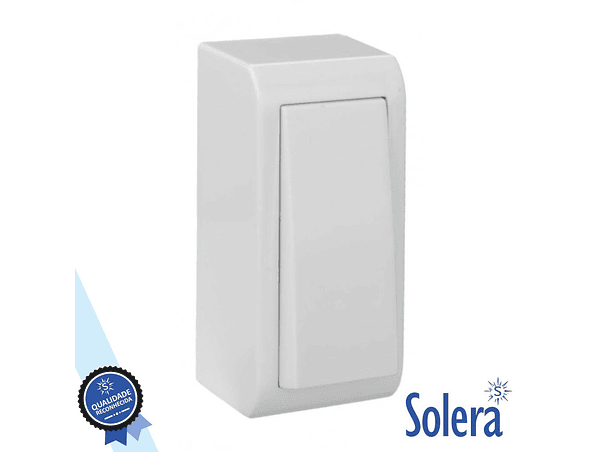 INTERRUPTOR PAREDE 10A 250V SOLERA 1