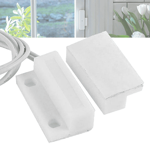 INTERRUPTOR CONTACTO MAGNÉTICO PARA PORTAS E JANELAS COM FIO